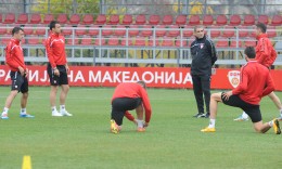 Македонската репрезентација ги започна подготовките за натпреварот против Словачка