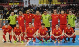 А футсал репрезентацијата на Македонија во квалификациска група со Италија и Словачка