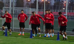 Македонската А репрезентација во комплетен состав на вториот тренинг