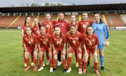 Përfaqësuesja U19 e femrave të Maqedonisë fiton ndaj Shqipërisë