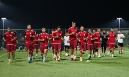 The Macedonian representation held their first training session in Abu Dhabi