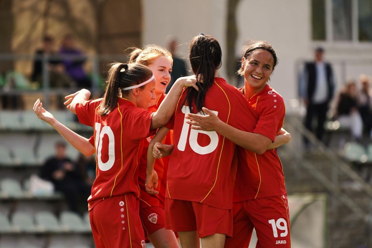 Maqedonia U19 e femrave siguron Ligën A për kualifikim në Europian