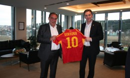Kryetari Gjorgjioski në vizitë zyrtare të Federatës turke të futbollit