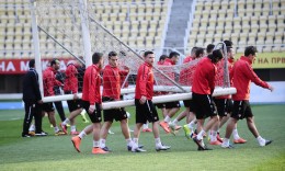 ФОТО: Официјалниот тренинг на А репрезентацијата спроти натпреварот против Бугарија