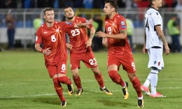 Maqedonia dominoi, mirëpo në fund vetëm 1:1 kundër Shqipërisë