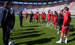 ФОТО: Официјален тренинг на Македонија до 21 пред дуелот со Гибралтар