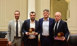 Владата на Република Македонија додели Национални признанија на истакнати спортисти